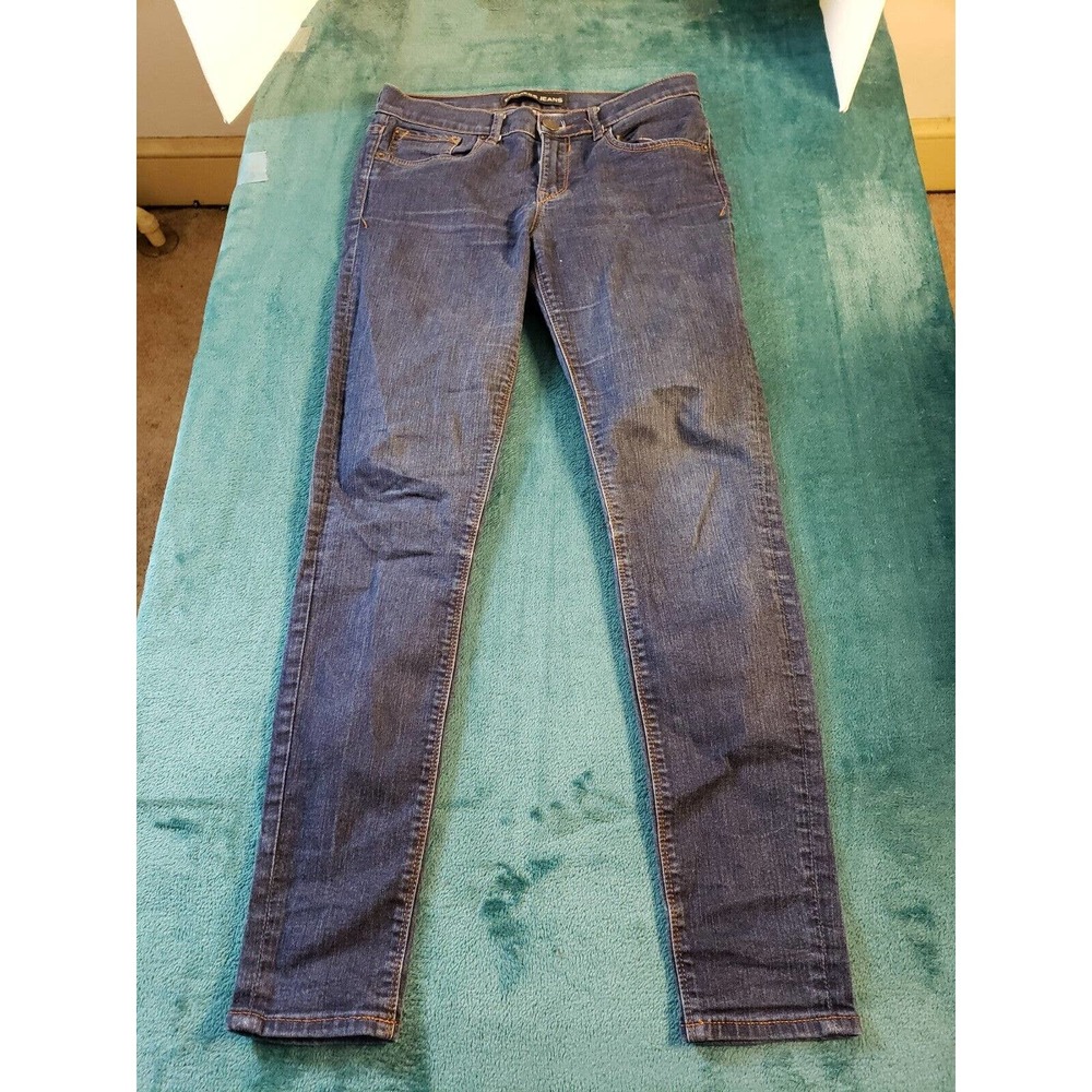 Express Jeans Sz 4P Womens Blue Mia Legging Pants Stretch Mid Rise Denim Ladies